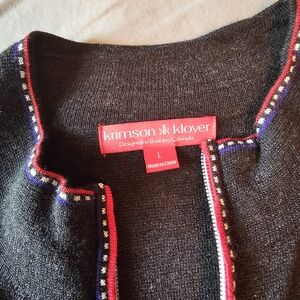 Krimson Klover Wool Cardigan Sweater